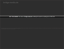Tablet Screenshot of bridge-media.de